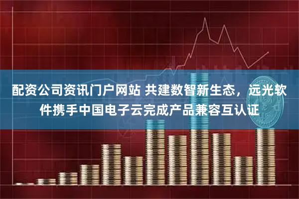 配資公司資訊門戶網(wǎng)站 共建數(shù)智新生態(tài)，遠光軟件攜手中國電子云完成產(chǎn)品兼容互認證